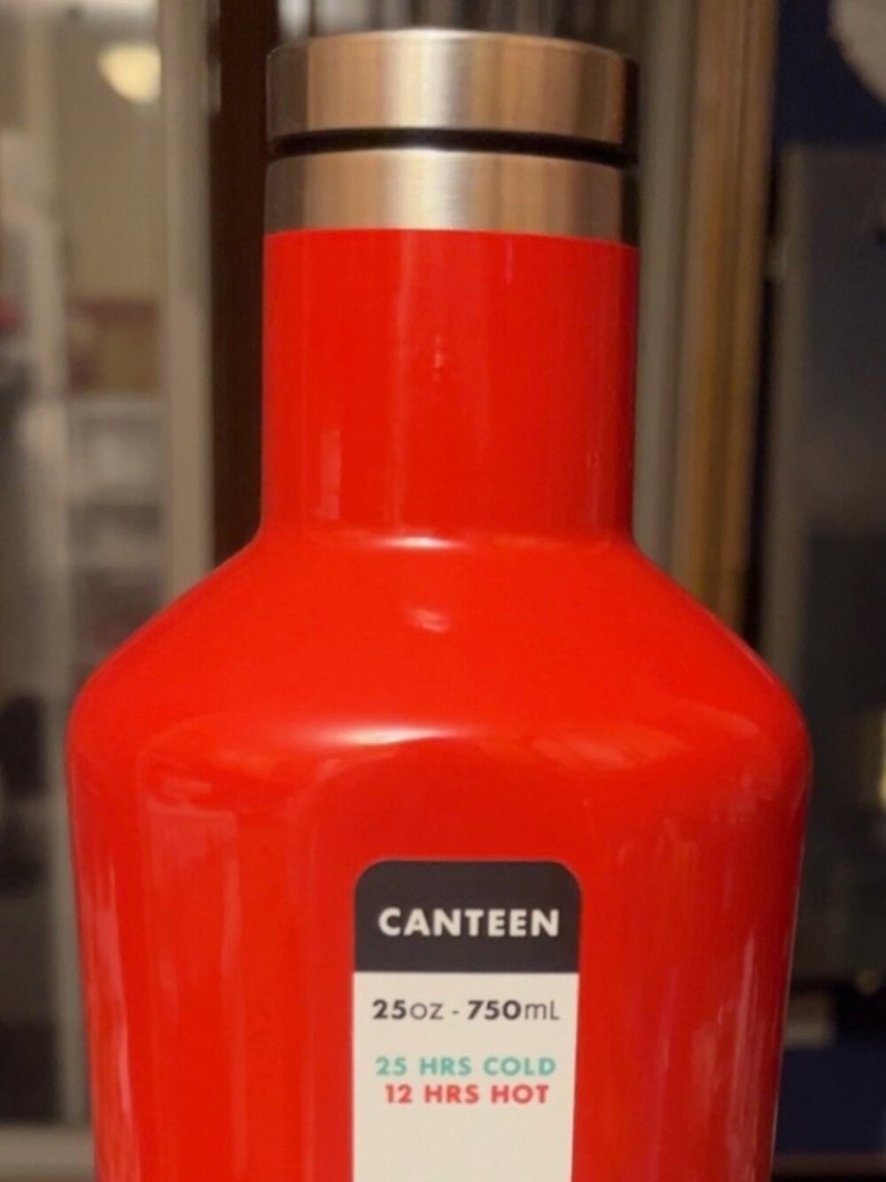 Brand new (no box) Red Corkcicle canteen 25oz